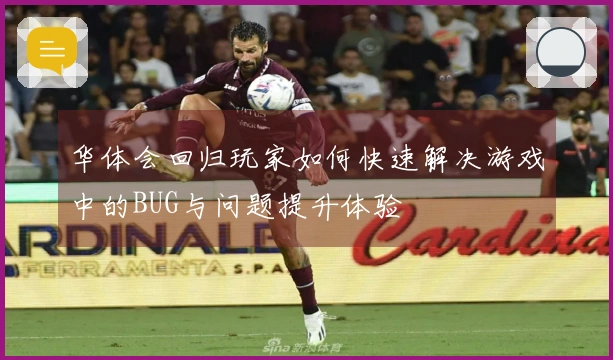 华体会回归玩家如何快速解决游戏中的BUG与问题提升体验